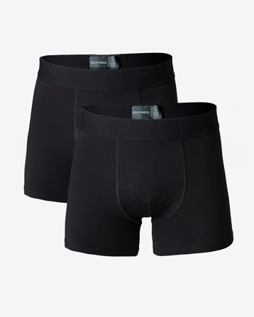 MM Sports Boxer 2-Pack - Black/White - L
