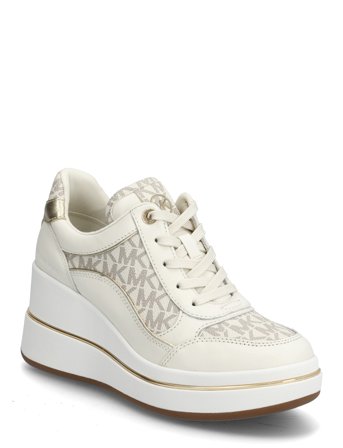 Michael Kors Emmy Wedge Trainer - White - 38.5