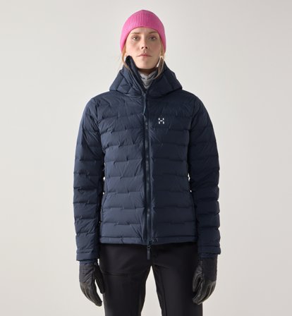 Haglöfs Spitz Down Hood Women Tarn Blue - Dame - L