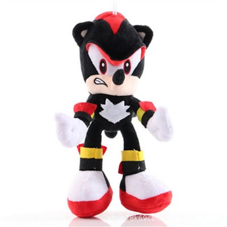 28 cm Sonic Plysch Doll Nyckelring Shadow Hedgehog Uppstoppad Pendel Toy