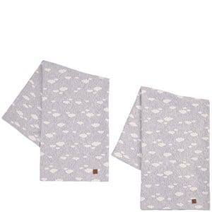 Absorba 2-Pack Gray Cloud Baby Wraps One Size - Textile - One size - Grey - Junge