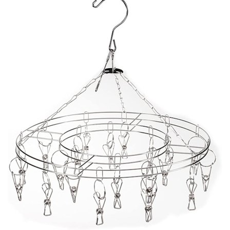 Tørkestativ dryppheng med 20 klesklyper Tørkesokker BH Underklær