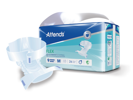 Attends Flex 9, Medium, 26 stk.