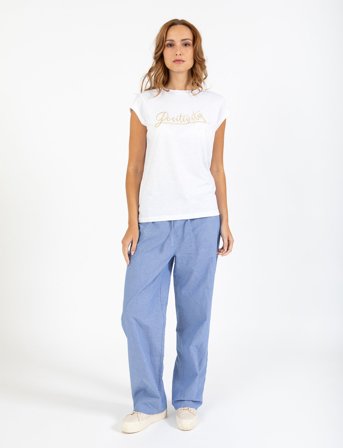 Coster Copenhagen Cc Heart Positivity T-Shirt - Cap Sleeve - White - XXL