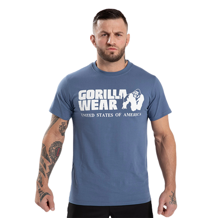 Gorilla Wear Classic T-Shirt, Coronet Blue