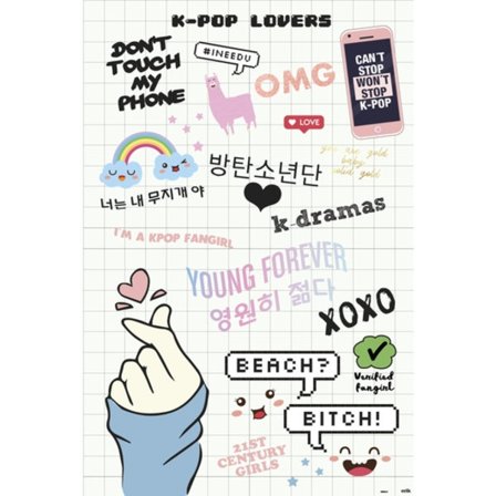 K POP LOVERS - POSTER