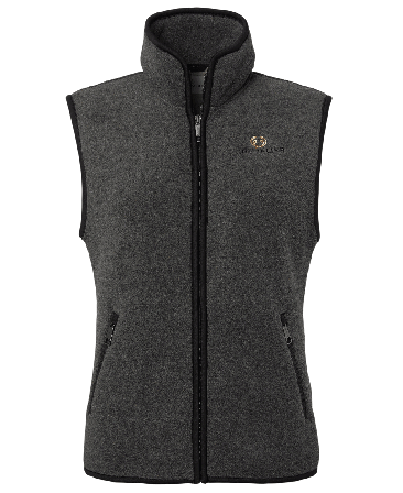 Chevalier Mainstone Fleece Vest Women Anthracite w Black