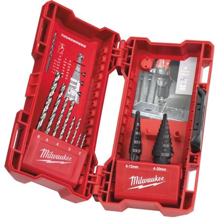 Milwaukee 48899350 Borrsats, Borra & mejsla