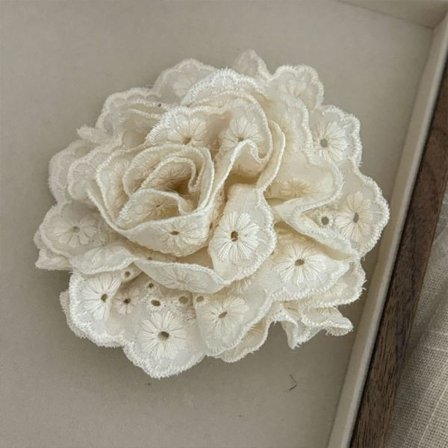 Pitsikukkaiset hiusklipsit hiuspidikkeet VALKOINEN HIUSKLIPSI HIUSKLIPSI