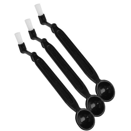 3 st Kaffeborstar med Sked Kaffebryggare Rengöringsborste Verktyg Kaffekvarn Borste Tillbehör