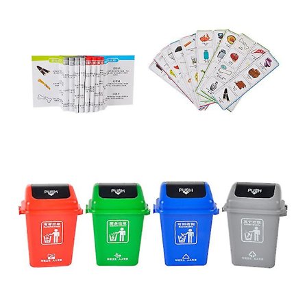 Plast, papper pedagogisk leksak för hem Ft