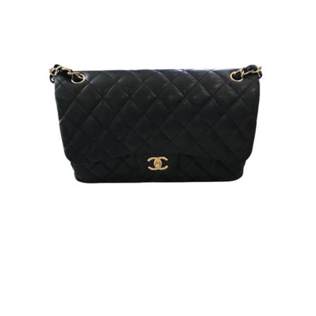 Chanel Vintage Pre-owned Shoulder Väska svart, Dam Vintage Väskor, Dam, Storlek: ONE SIZE