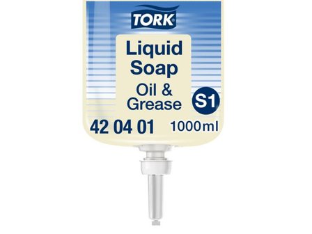 TORK Tvål S1 Oil & Grease fettlösande 1L - Lyreco - Städ och hygien - Tvål och hygien - Hygiensystem - Tork