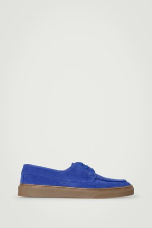 COS Bootsschuhe Aus Veloursleder in Blau - Männer