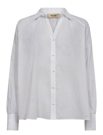 MOS MOSH Mmmarcela Voile Shirt - White - L