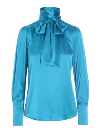 Elsa Bluse Langermet Blå Dea Kudibal*Betinget Tilbud