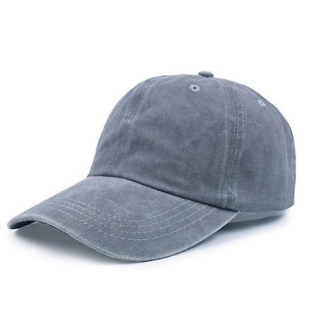Keps med Skärm Enfärgad Baseballkeps Denim Solhatt