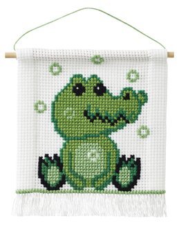 Broderipakke Krokodille - Permin