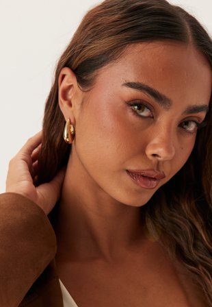 Pilgrim-Autumn Chunky Retro Hoop Earri-Onesize