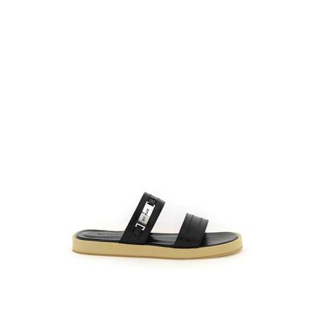 By FAR leather easy slippers svart, Dam Flip-flops, Dam, Storlek: 39 EU