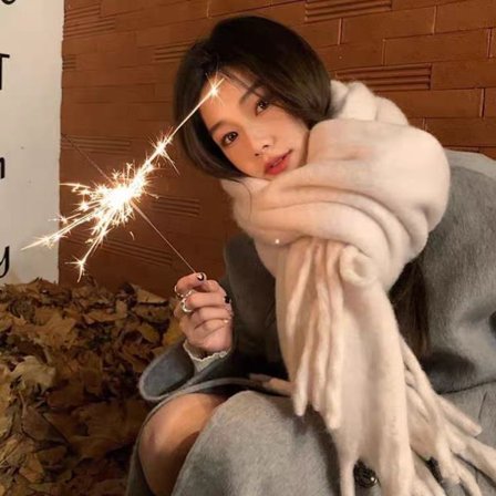 Vinter Cashmere Scarf Lång Tofs Scarves BEIGE