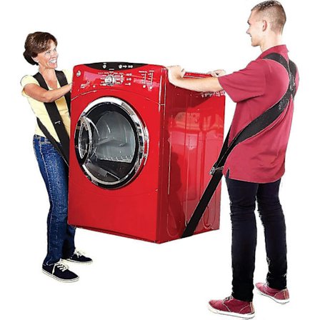 Shoulder Dolly Flyttestropper - Løftestropp for 2 flyttere - Flytt, løft, bær og sikre møbler, apparater, tunge og store gjenstander trygt