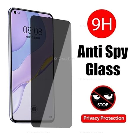 2 st Anti-spion Härdat Glas För Huawei P30 40 20 50 Pro Lite Skärmskydd På Huawei P Smart 2019 S Mate 30 20 40 Pro Glas