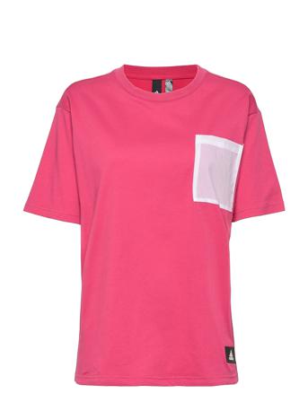 W Q2Sp T-Shirt Pink Adidas Performance