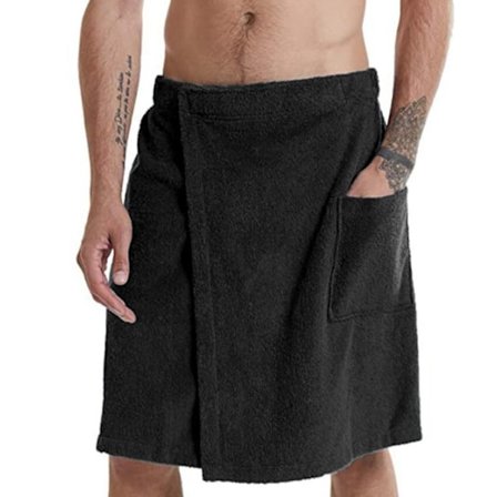 Miesten kylpytakki, puuvilla, säädettävä sulkeminen, suihku- ja kylpytakki