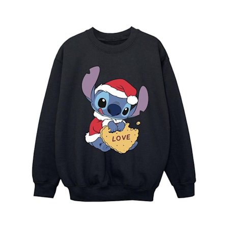 Disney Girls Lilo And Stitch Jul Kärlek Biscuit Sweatshirt