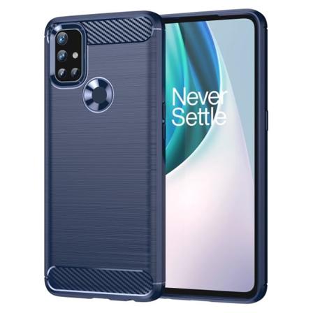 Carbon Flex Etui OnePlus Nord N10 5G - Blå Blue
