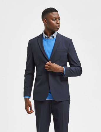 Selected Slhslim-Josh Navylz Adv - Navy - 40