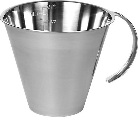 FUNKTION Målebeger Stål 1L