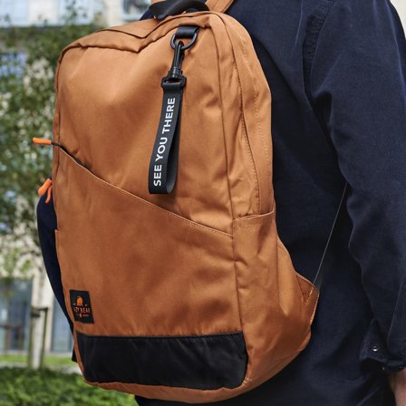 Sac à dos pliable brun Lemont pour hommes - Sacs à dos