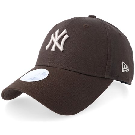 New Era - MLB Brun adjustable Caps - New York Yankees Womens League Essential Midi 9FORTY Brown Adjustable @ Hatstore