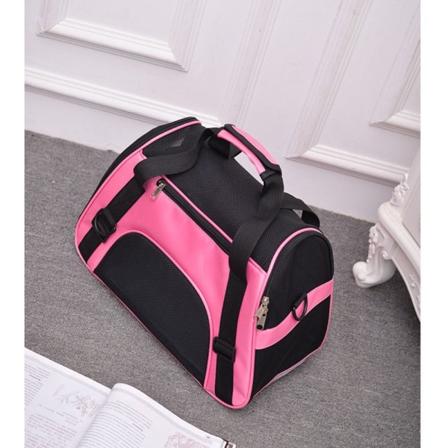 Lemmikkien kantolaukku Taitettava koiran kissan matkalaukut PINK pink