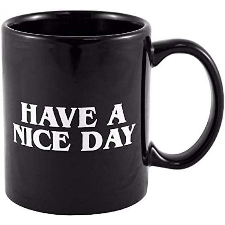 SSRGV Ha en fin dag Kaffe Kanne Midt Finger Morsom Kopp for Kaffe Melk Juice