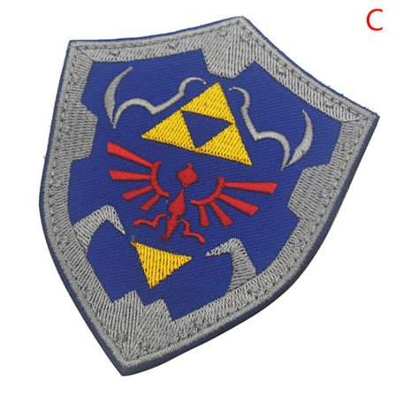 Wings Armband Zelda Legend Broderi Patch Guld