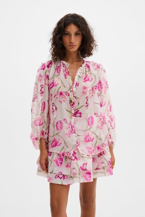 Malina - Minoa blouse - 48 - Tulip Pink