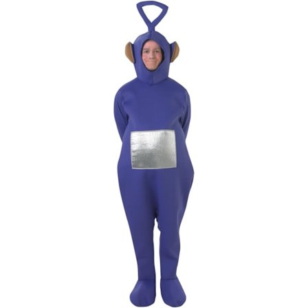 Tinky Winky Teletubbies Voksen Kostume Udklædning Stag Kostume lilla purple-FF-