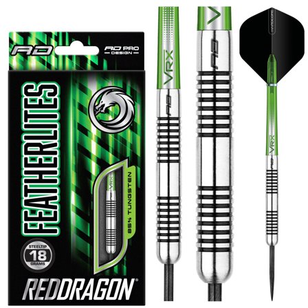 Featherlite 7 Steel Tip Darts 18g | Red Dragon Darts