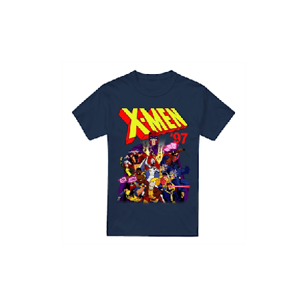 Marvel Herr X-Men 97 Serietidnings T-Shirt S Marinblå