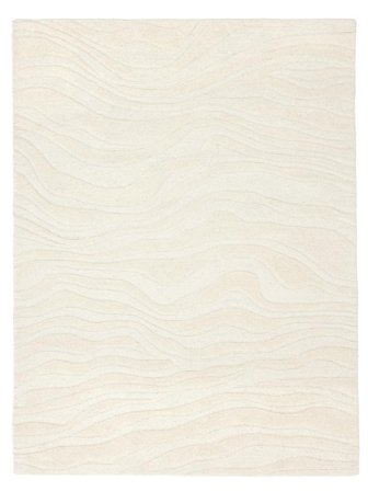 Marble 300X400 Duży Biały Dywan Wełniany
