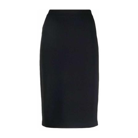 Emporio Armani - Midikjolar - Blå - Dam - Storlek: Xs, Dam, Storlek: XS