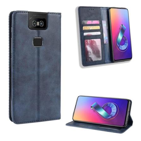Bofink Vintage Asus ZenFone 6 ZS630KL etui - Blå Blue