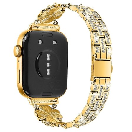 Armband för Huawei Watch Fit 3 Smartwatch, Metallarmband med Strass - Silver (FMY)