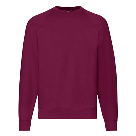 Fruit Of The Loom Raglanärm Belcoro Sweatshirt M Burgund