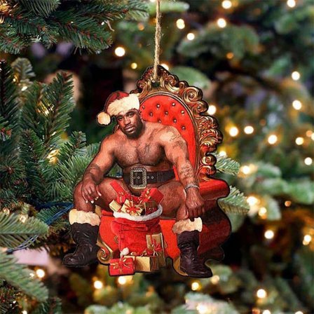 Barry Julegave Akryl Meme En festlig Hr. Wood Jul