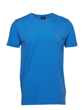 Original Slim T-Shirt T-shirts Short-sleeved Blå GANT