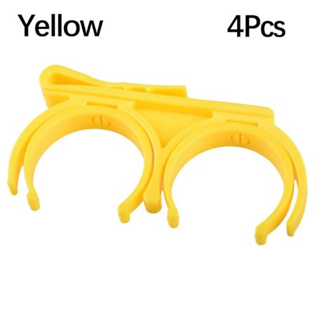 4 st Golfbollsklämma Golfklämma GUL 4 ST 4 ST